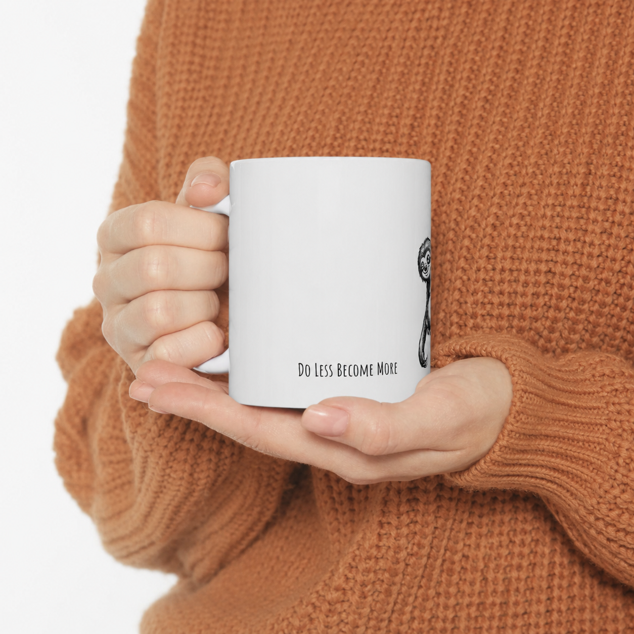 Do Less, Become More Sloth Ceramic Mug